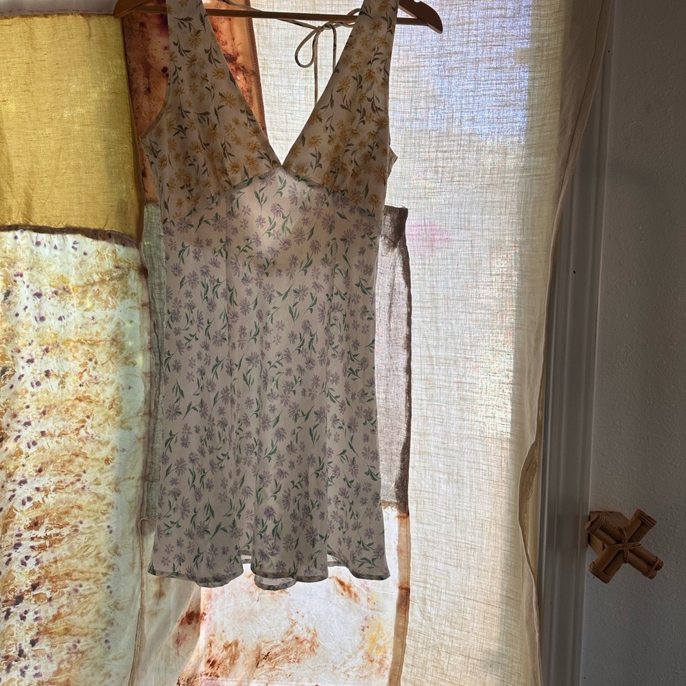 VRG GRL floral mini dress